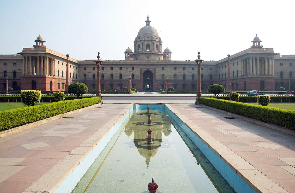 Parlamento de India, Delhi. Fuente: Wikipedia